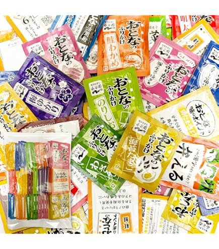 Amazon.co.jp: おとなのふりかけ 100袋入り 5種類×20袋 : 食品・飲料